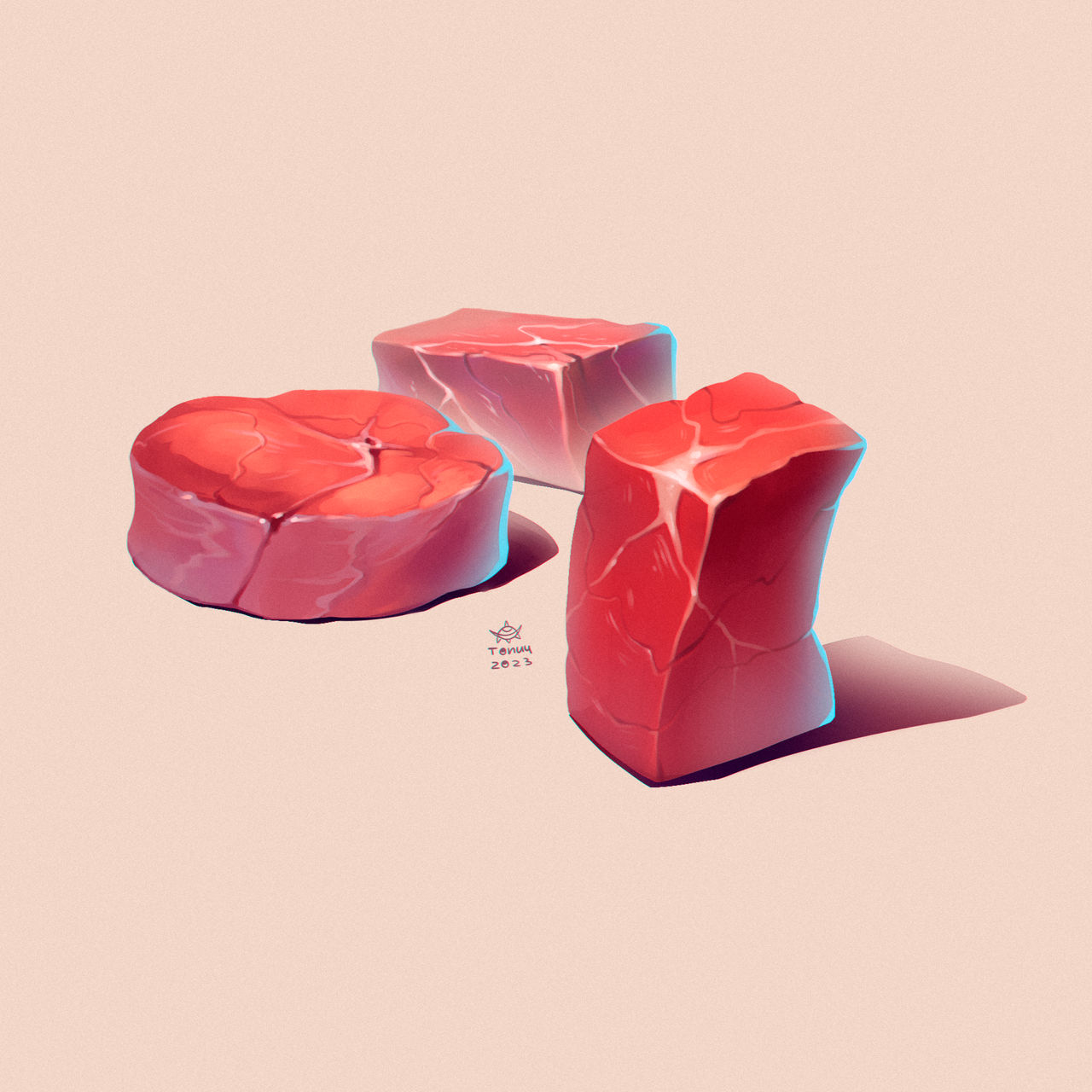 Deviantart Meat Factory Meat study by TonuchArt on DeviantArt
