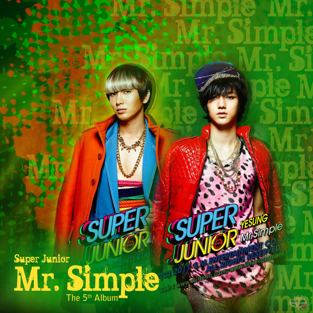 Mr. Simple Album Cover Art (Leeteuk and Yesung)