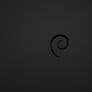 Debian Black White Wallpaper