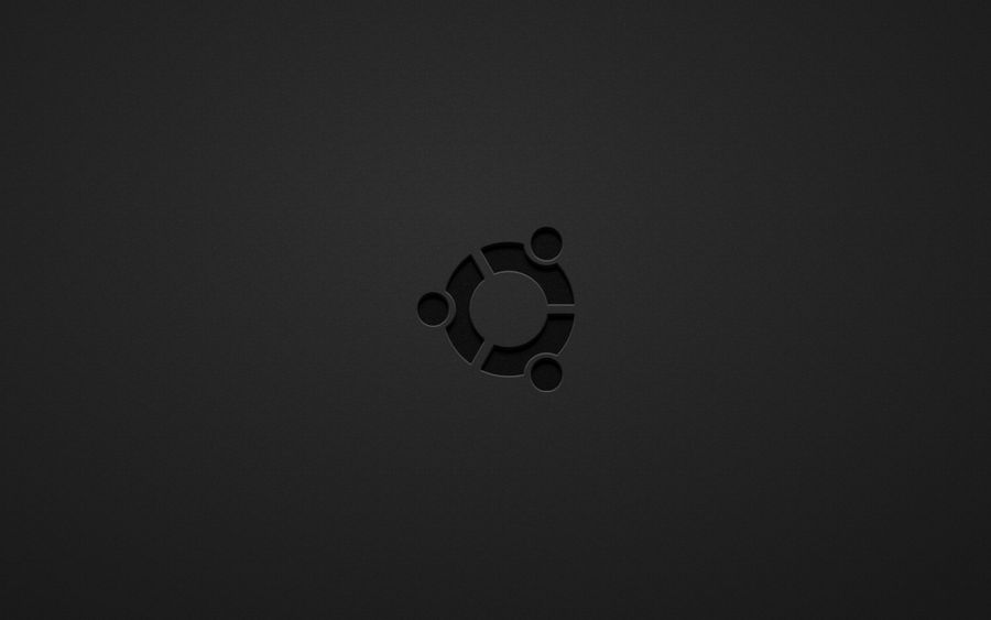 Ubuntu Black White Wallpaper