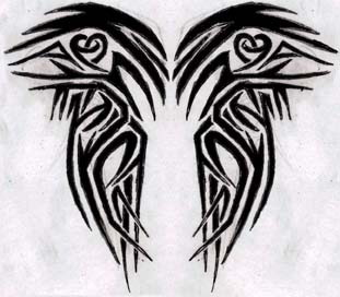 Tribal Angel Wings