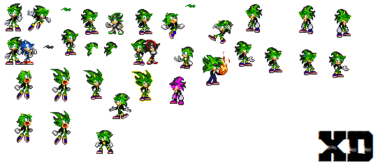 XD The Hedgehog Sprites by AS02X on DeviantArt