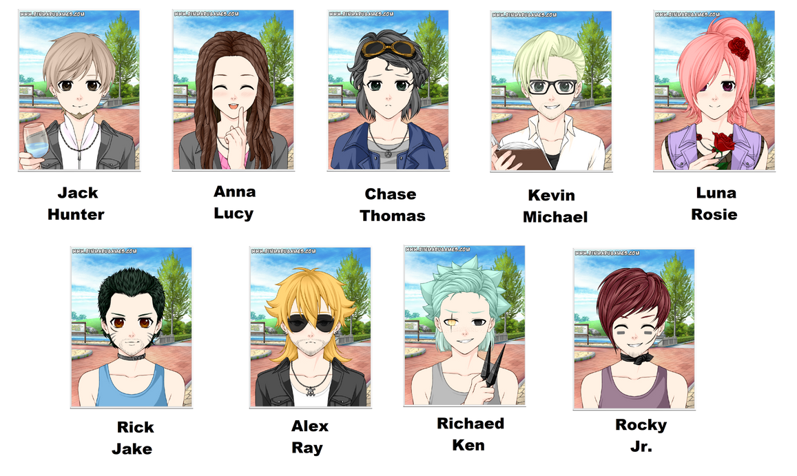 My Anime Characters OC's by AS02X on DeviantArt