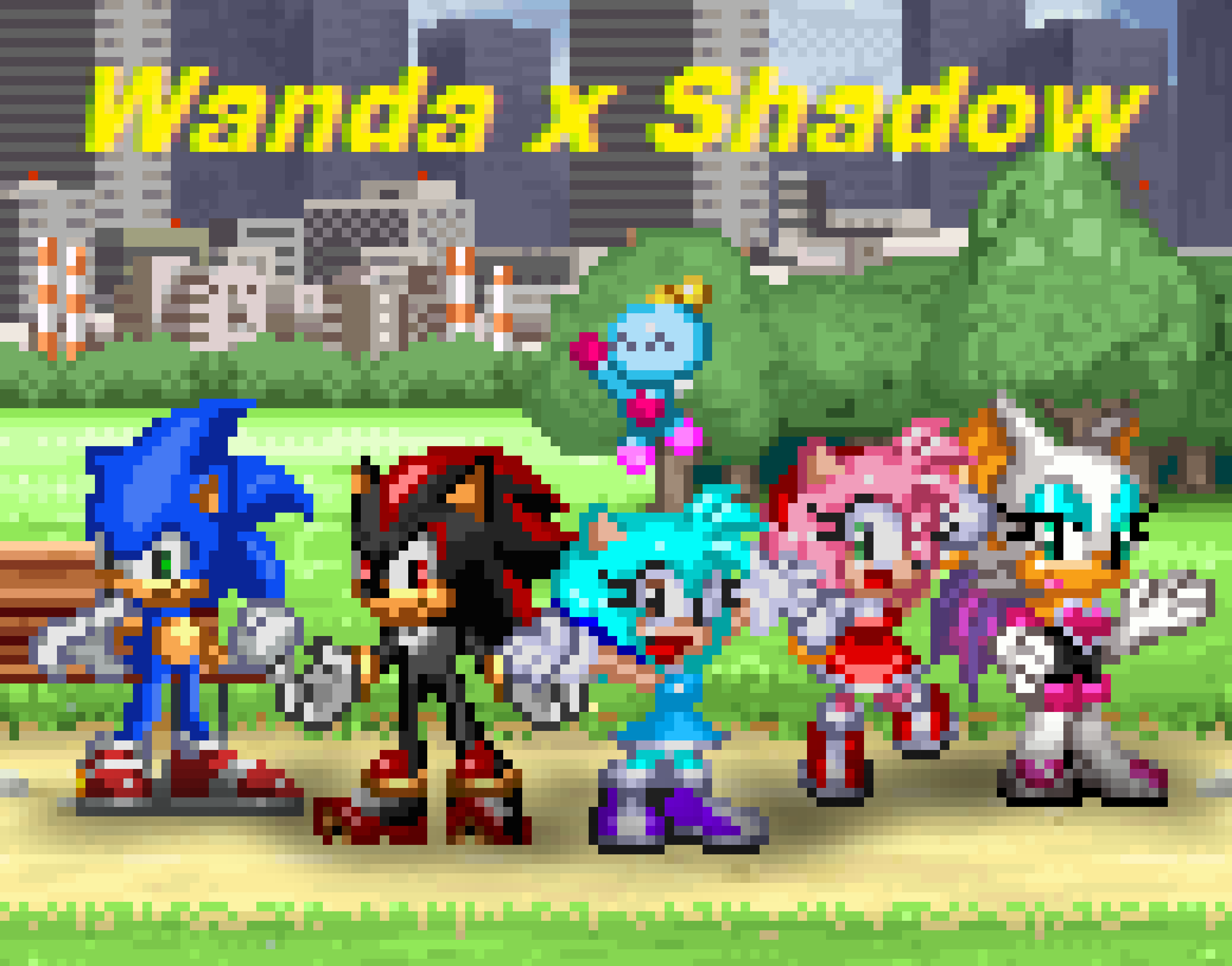Wanda X Shadow (Sprite Ver.) by AS02X on DeviantArt