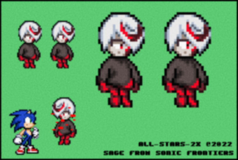 Sage From Sonic Frontiers - Advance Sprite by AS02X on DeviantArt