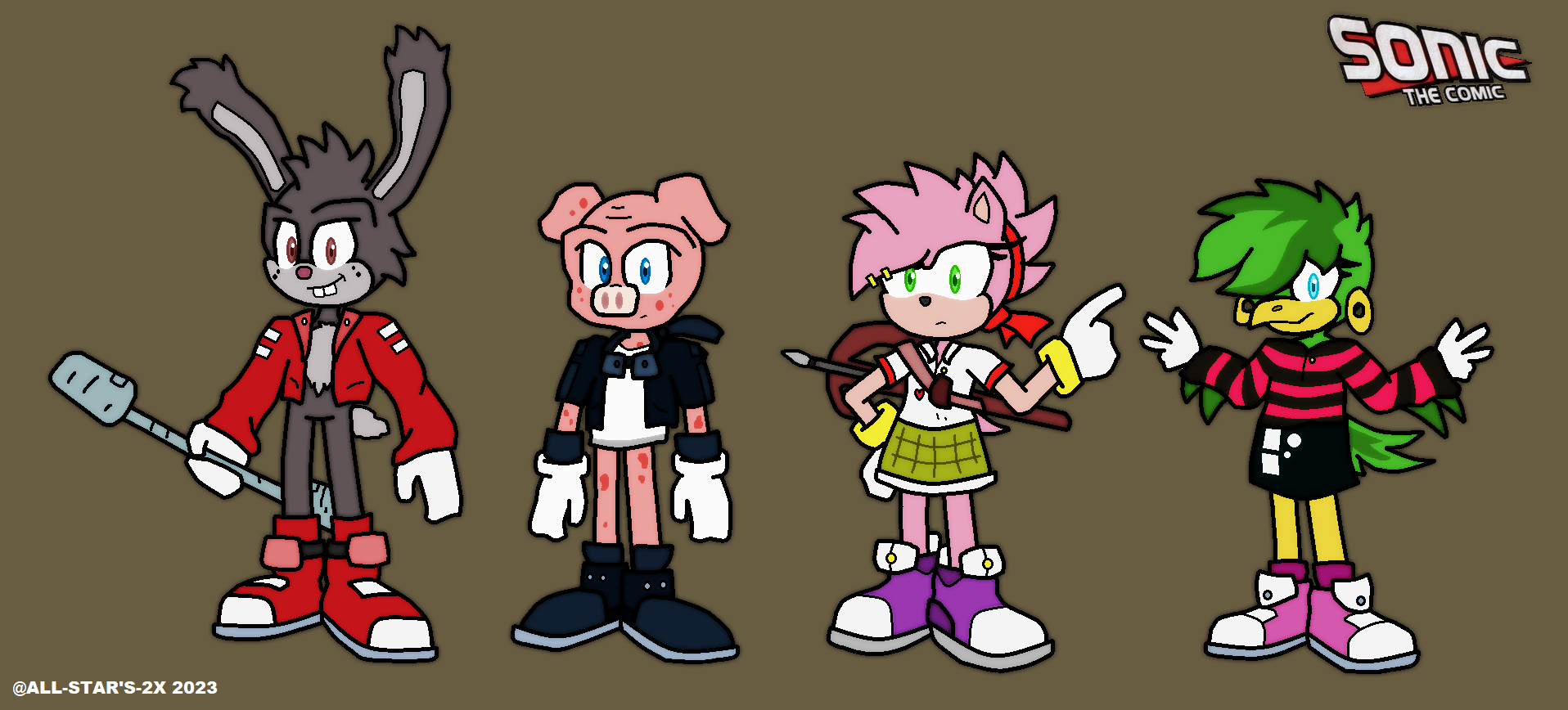 Sonic Fleetway Archie Crossover by sonicmechaomega999 on DeviantArt