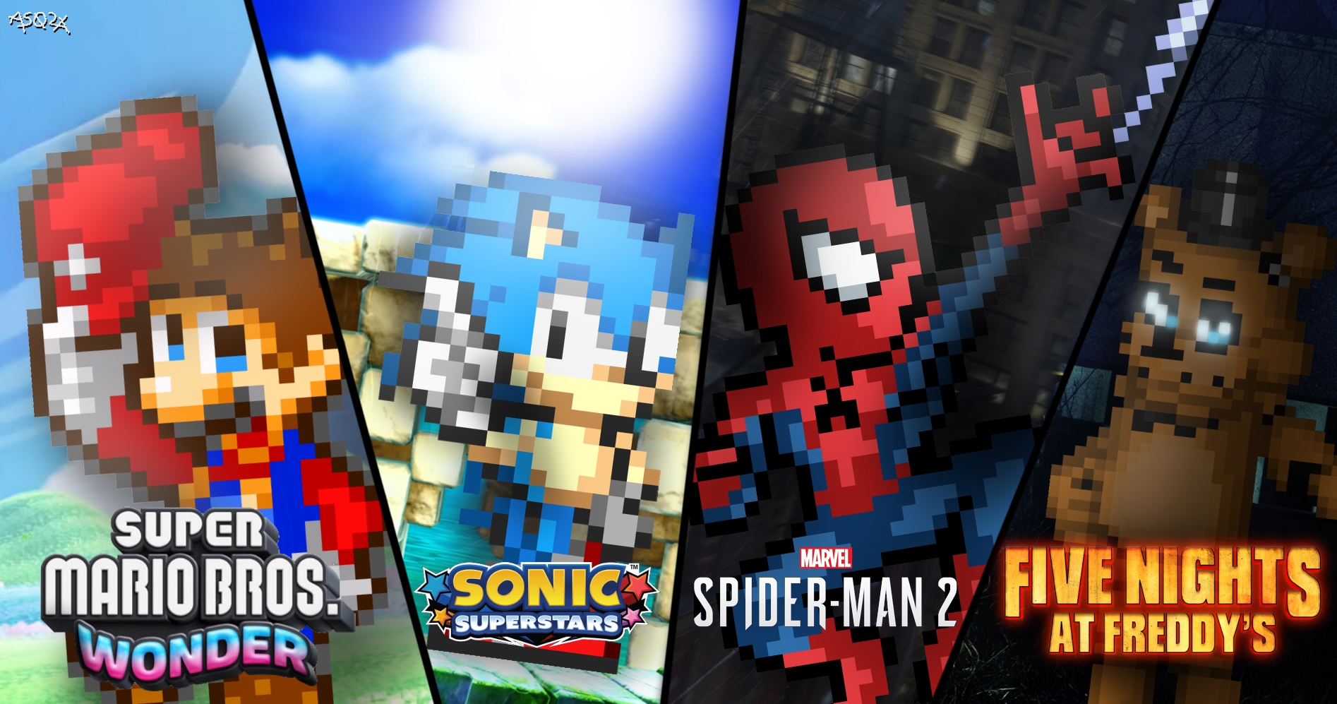 Spider Man 2 vs Super Mario Wonder by SuperMemeMaker5 on DeviantArt