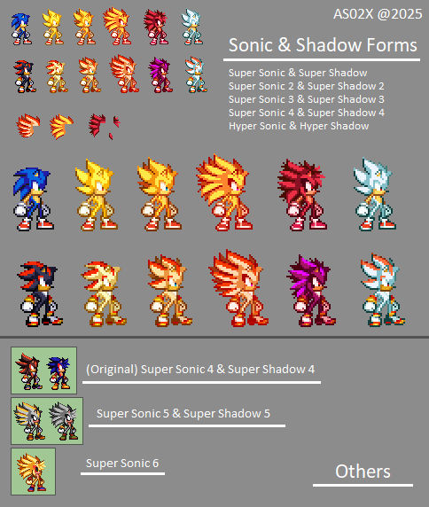 SONIC / SHADOW FORMS by AS02X on DeviantArt
