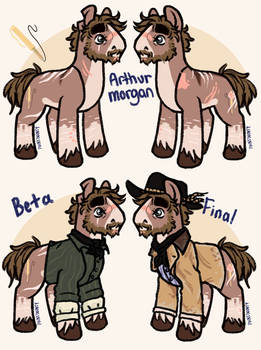 Arthur Morgan from RDR2 but horse girled