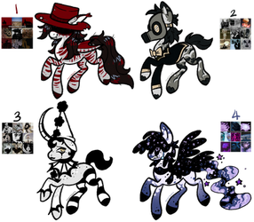 Grimdark Moodboard MLP Adopts! 2/4 OPEN