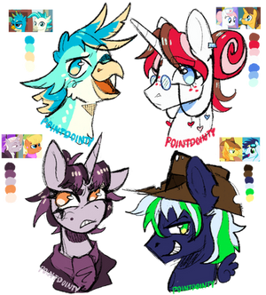 $8 Rarepair Headshot Adopts! 1/4 OPEN