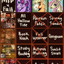 Halloween/Autumn Mane Six Grid | OPEN