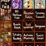 Halloween/Autumn Mane Six Grid | OPEN