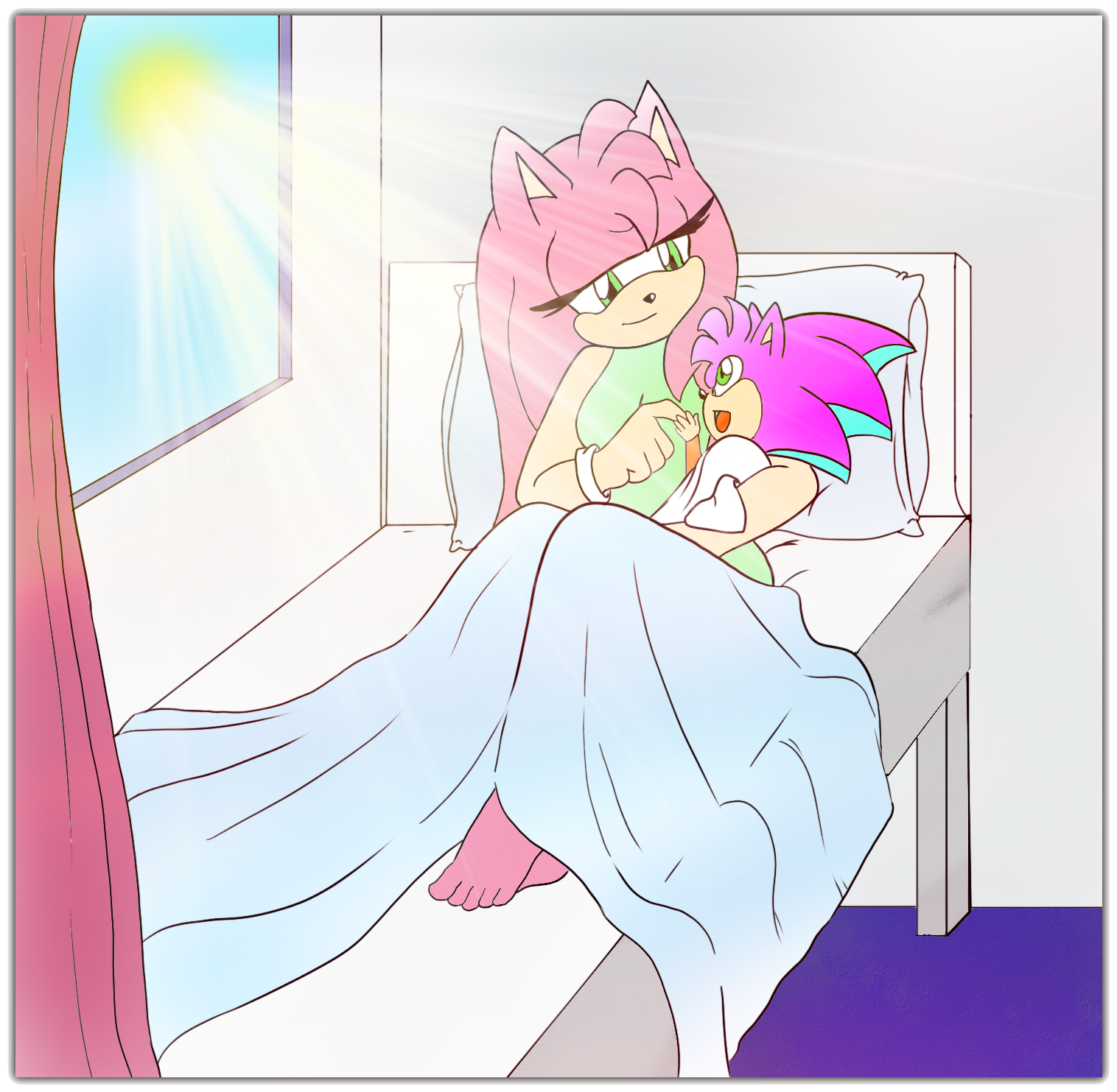 Sonamy Family Request by DashRoseTH on DeviantArt