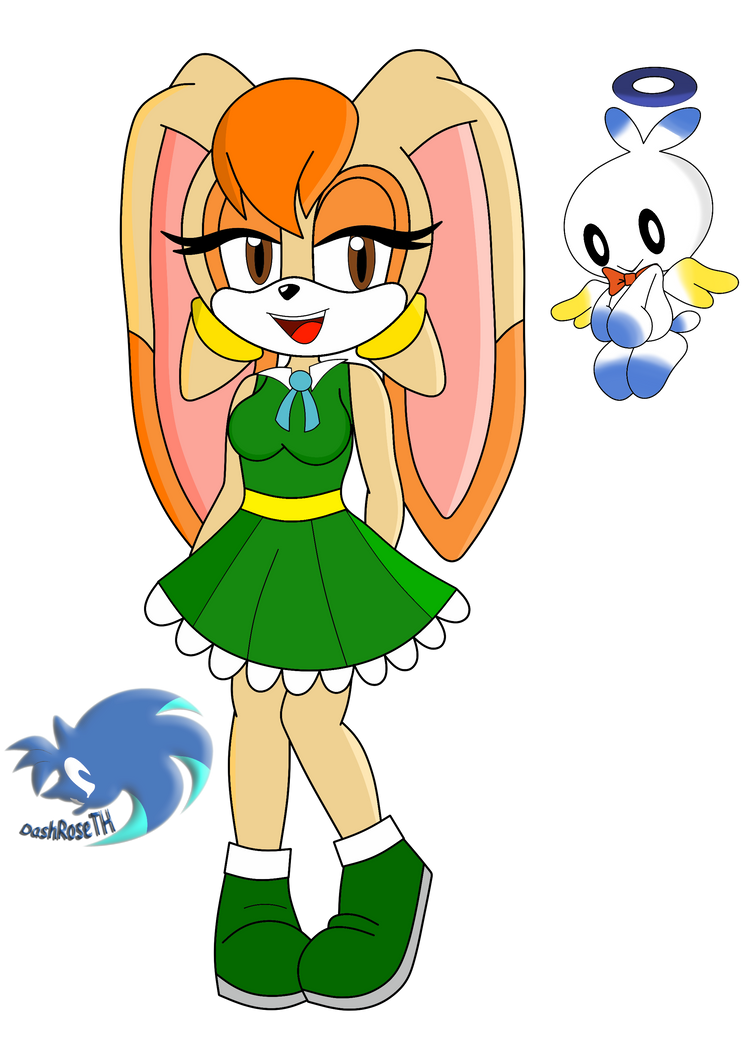 Adult Cream the Rabbit New Look REMAKE by DashRoseTH on DeviantArt