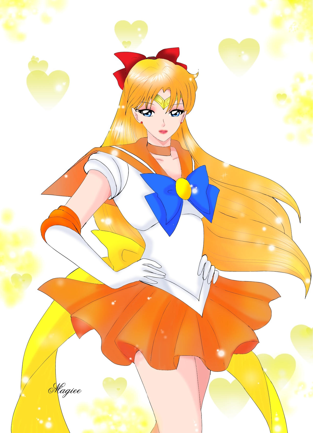 Sailor Venus By Magiee33art On DeviantArt sailor-venus-by-magiee33art-on-deviantart