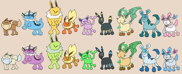 Eevee Evolutions