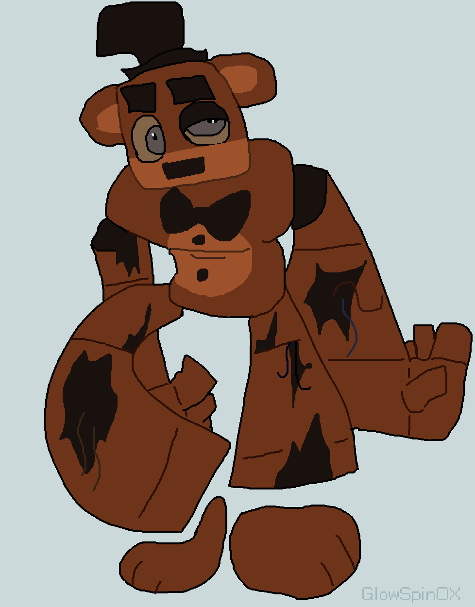 Stylized Withered Freddy by e74444444444 on DeviantArt