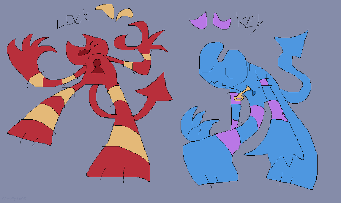 Deviantart Lock Lopper lock and key by GlowSpinOX on DeviantArt