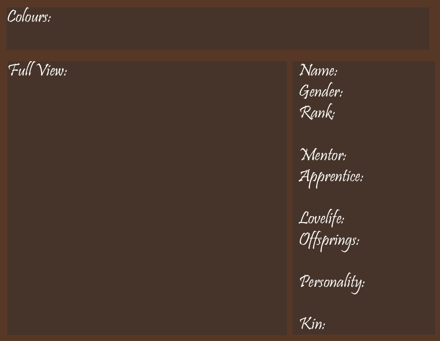 Woodclan Application Form