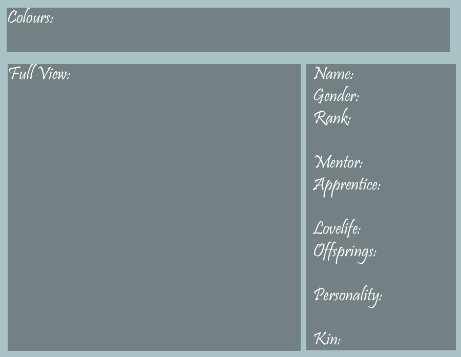 Rainclan Application Form