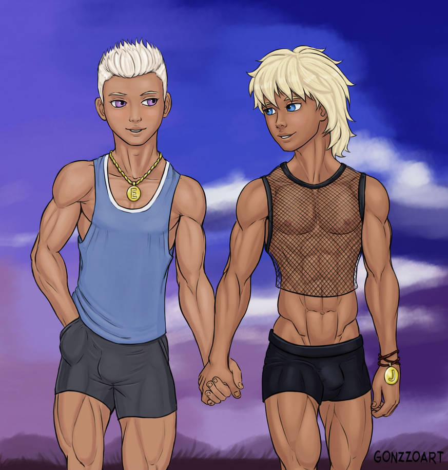 Yaoi Boys. Eric and Jaden by GonZZoArt on DeviantArt