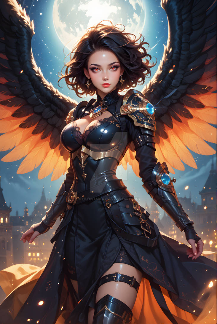 Fallen Angel Rear View Fallen Angel #4 by FifthStarlove on DeviantArt