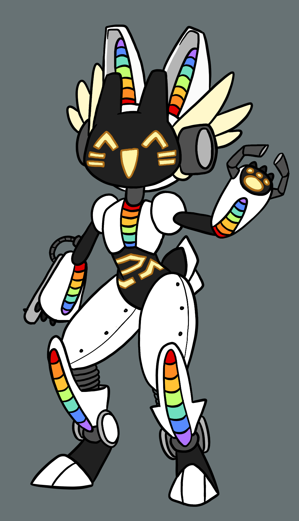 Robo Rabbit Girl robo bunny custom by Caffinated-Pinecone on DeviantArt