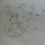 Drawing: Sonic and Tails