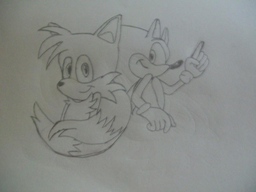 Drawing: Sonic and Tails