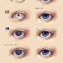 Semi realistic eye - step by step
