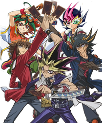 All of the YGO Protagonists (Render)