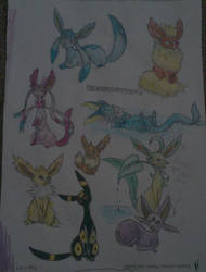 Eeveelutions painting