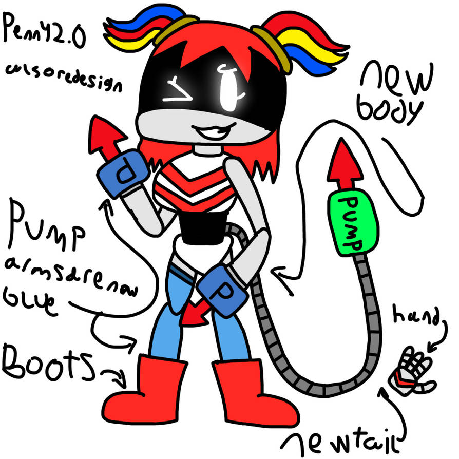 Penny Redesign Again. by dylanyoung2007 on DeviantArt