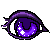 Eye pixel - free icon