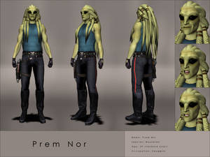 Character sheet: Prem Nor