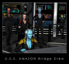 U.S.S. Amazon Bridge Crew