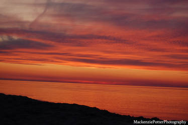 Sunset Over Lake Michigan