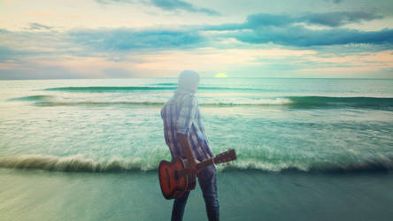 beach guitar