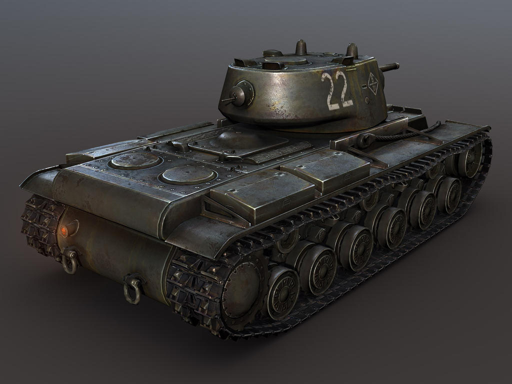 Tank KV rear view by KominEvgeniy on DeviantArt