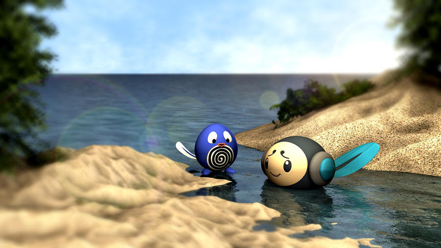 Otamaro and Poliwag