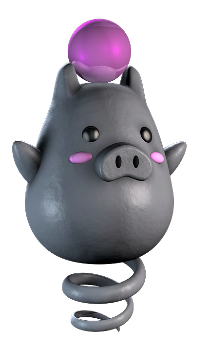 Spoink 3D Pokemon