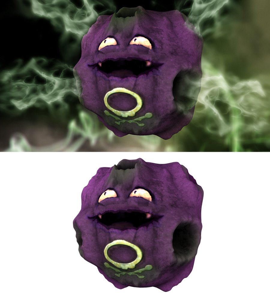 Koffing 3D Pokemon