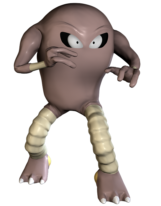 HITMONCHAN VS HITMONLEE - POKEMON, 3D models download