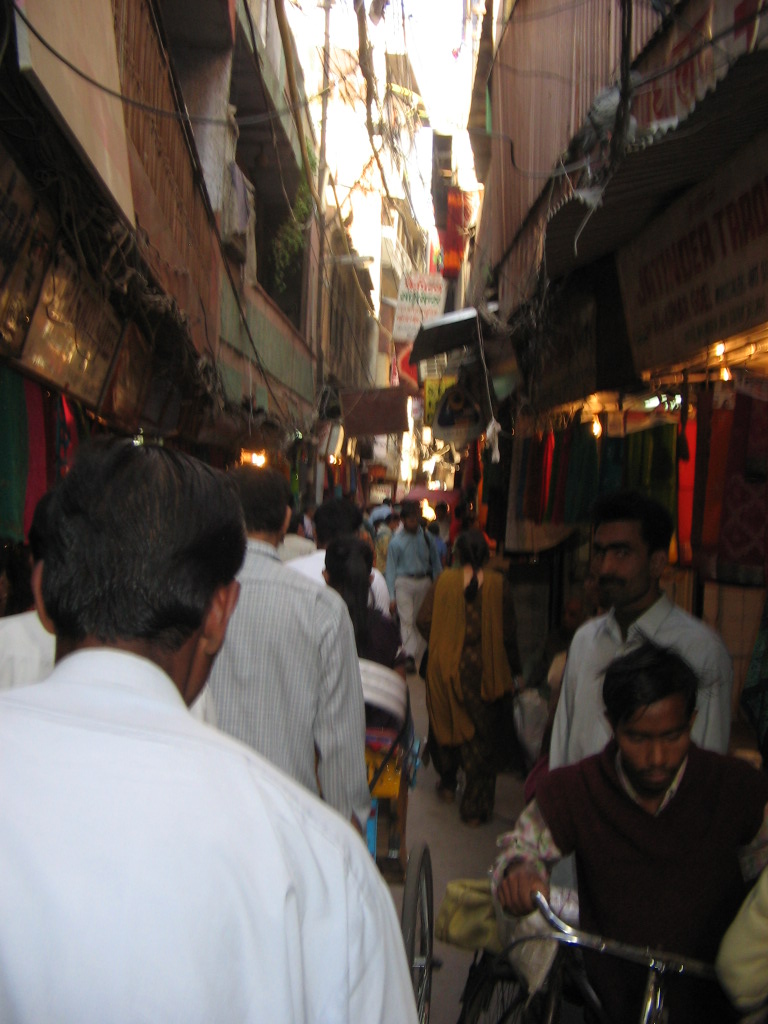 Back alley rickshaw