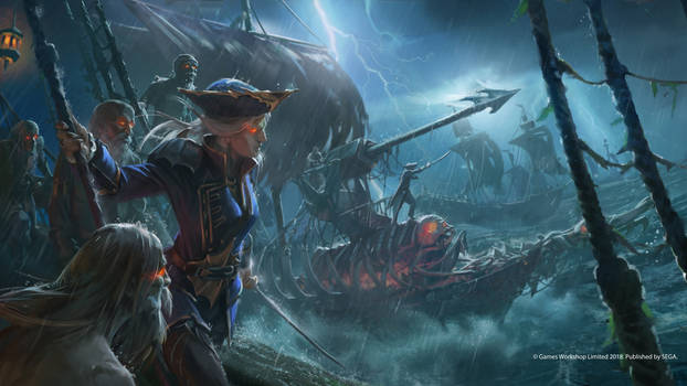 Artwork done for the Curse of the vampire coast