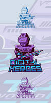 Digital World Heroes Logo by AerapixDesign