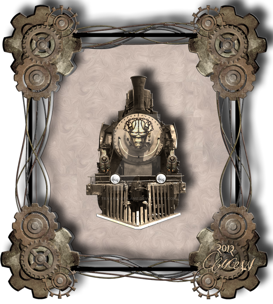 Steampunk Locomotive 001