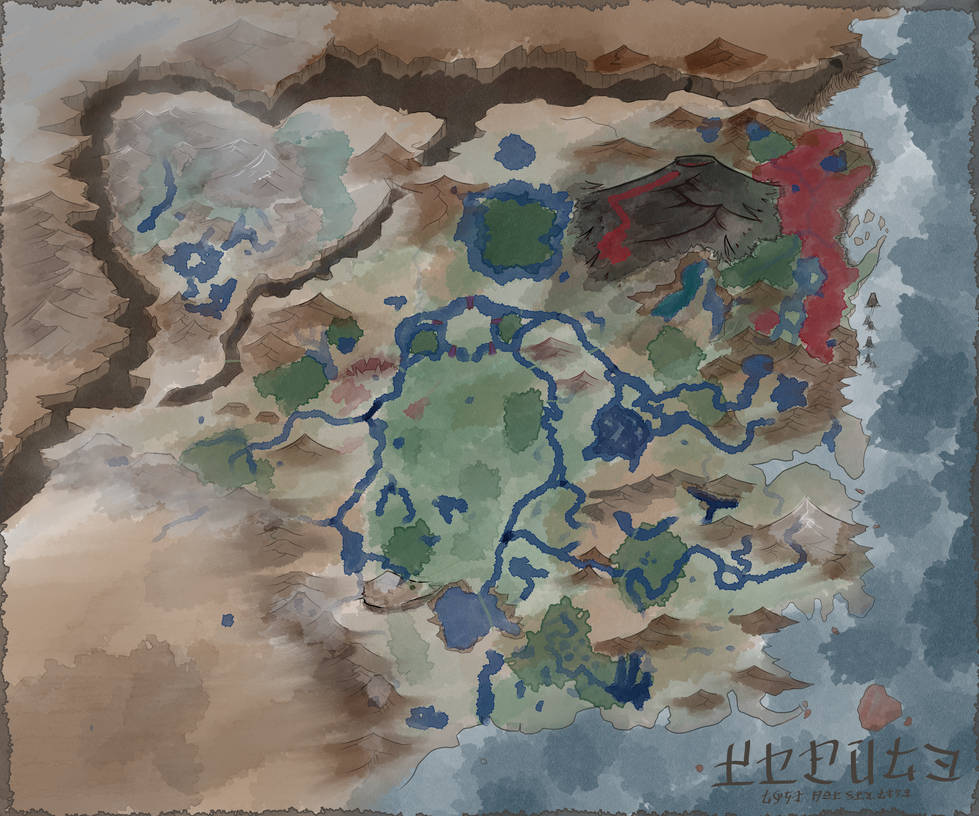 Map Otw Hyrule, in Breath of the Wild by mamep21 on DeviantArt