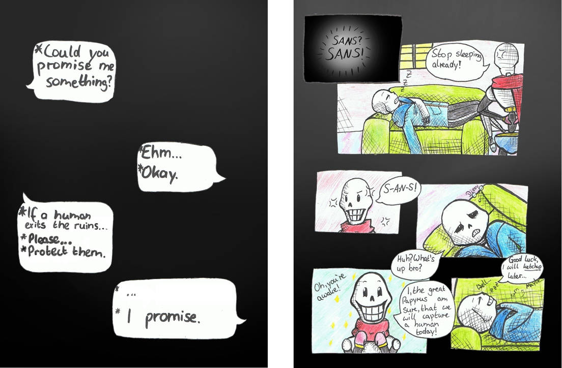 Undertale Exclamation EMOTIONTALE|Page 1-2|Undertale AU-comic by Ultimative-Kitten on DeviantArt